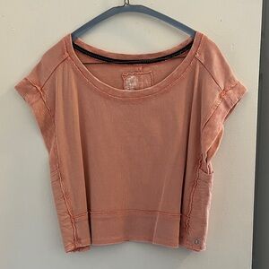 Pilcro Coral Crop Top